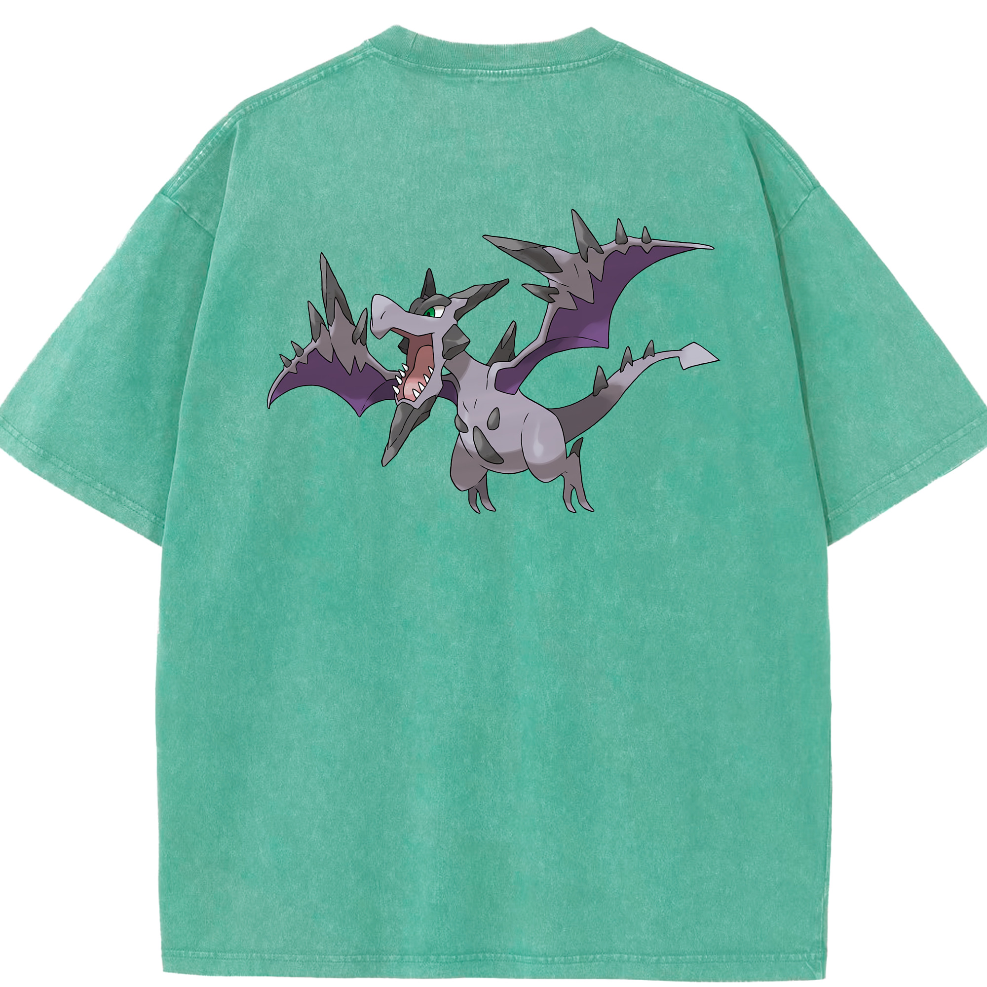 （画像用） ポケットモンスター Pokémon 綿100% ヴィンテージ風 半袖Tシャツ（背面プリント）